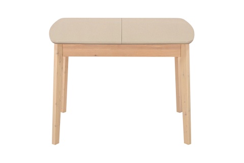 Стол раздвижной с овальной крышкой выбеленная береза