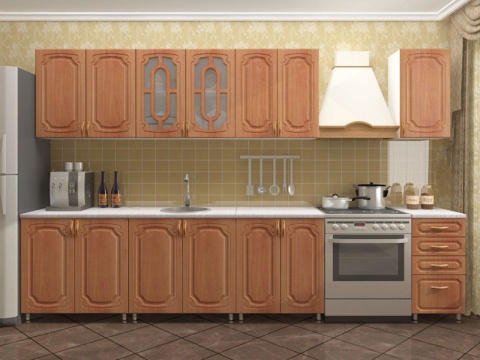 Кухонный Гарнитур Жаклин МДФ 2600 мм