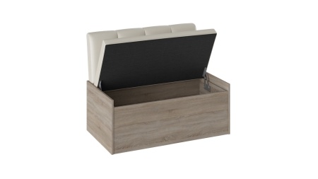 Диван кухонный «Верона» (Дуб Сонома трюфель/Кожзам бежевый)