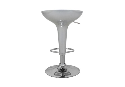 Стул барный Бомба серебро