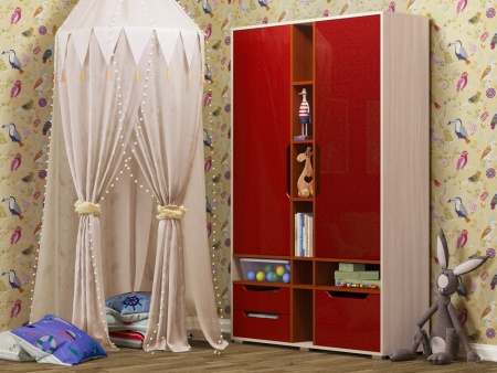 Шкаф Роберт МДФ (Ш-1250 х В-1970 х Г-450 мм/Разные Цвета